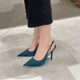 Dress Shoes BLACK Women Ankle Strap Stiletto Pumps Pointed Toe Sexy High Heel Customise 35-43 Zapatos Mujer