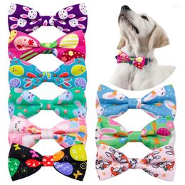 Dog Apparel 5PCS Pet Bow Ties Pattern Adjustable Strap For Puppy Colourful Neckties Grooming Accessories Supplier