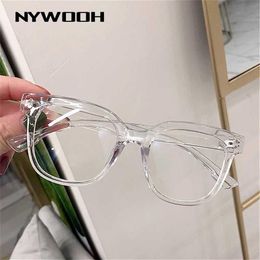 Fashion Sunglasses Frames NYWOOH Optical Eyeglasses Blue Light Blocking Glasses Frame Vision Care Computer Spectacles Transparent2652