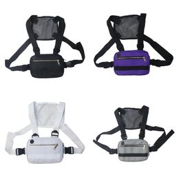 Bags Men Women Chest Rig Bag Hip Hop Streetwear Waist Bag Adjustable Tactical Chest Bags Fanny Pack Streetwear Waist Packs