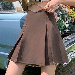 Skirts Sexy Women Pleated Skirt Summer High Waist Chic A Line Ladies Black Mini Korean Japanese Preppy Style Girls Dance