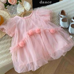 Girl's Dresses Girls Dress 0-6 Year Old Summer Baby Girl Sweet Princess Dress Little Girl Dress Children Summer Clothes Kids Wear