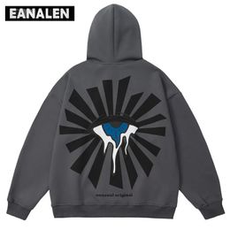 Men's Hoodies Sweatshirts Harajuku Demon Soul Large Profile Hoodie Men's Y2K Street Costume Rock Punk Sports Casual Abstract Graphics Zipper Hoodie Women 231219