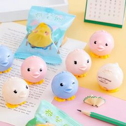 Pencil Sharpeners 10 Pcs Cute Cartoon Sharpener Creative Single Hole Kawaii Animal Kids Stationery Supplies Manual Pen Cutter Tool School 231219