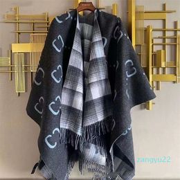 Designer Scarf Wool Scarf Letter Cashmere Shawl Autumn/winter Warm Tassel Scarf Cape Neck