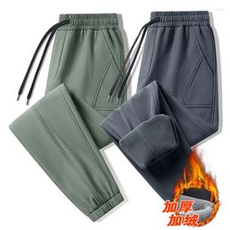 Men's Pants Joggers Pant Cargo Men Sport Trousers Hip Hop Techwear Streetwear Sweatpants Velvet Winter Oversized