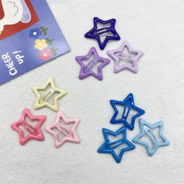 Dog Apparel Stars Shape Pet Hairpin About 3cm Small Puppy Cat Hair Clips Accessories Grooming