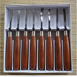 8 Pcs wood Carving knives set carpenter chisels woodworking knives tools2417