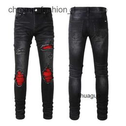 Man amari Slim amirl Patches amirlies Skinny am Orange amis Biker imiri Fit amiiri Mens Pants Jeans Star for Wearing Guys Rip Denim Stretch Cult Motorcycle Tren Q6EM