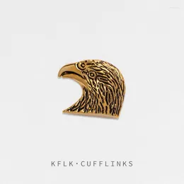 Brooches KFLK Fashion Eagle Brooch Pins Exquisite Brand For Women Mens Costumes Badge Jewellery Wholesale