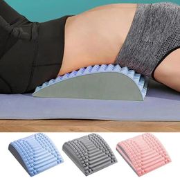 Yoga Blocks Back Stretcher Pillow Neck Lumbar Support Massager For Waist Sciatica Herniated Disc Pain Relief Massage Relaxation