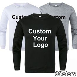 Men's Hoodies Sweatshirts Unisex Hatless Sweatshirt Customise Your Crew Neck Sweater Fashion Men''s Casual 231218