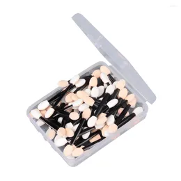 Makeup Brushes 50 Pcs Double Sided Brush Tools Eye Shadow Stick Application