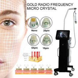 Non-invasive RF Fractional Microneedle Anti-aging Sagging Skin Remove Repair Scar Acne Skin Tighten Face Lift 4 Probes Microneedle Apparatus