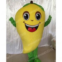 2024 Performance Mango Mascot Costumes Cartoon Carnival Hallowen Performance Adult Size Fancy Games Outfit Outdoor Advertising Outfit Suit