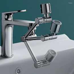 Kitchen Faucets Accessories Robotic Arm Universal Faucet Nozzle Rotatable Multi-functional Water-saving Extended Rocker Steering Aerator