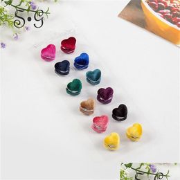 Pins Brooches Fashion Fabric Muslim Headscarf Abaya Magnetic Hijab Scarf Magnet Pin 12Pcs Headdress Strong Brooch For Girls 2010092 Dhcww