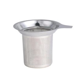 Tea Strainers Stainless Steel Coffee Strainer Large Capacity Infuser Fine Mesh Philtres Hanging On Teapots Mugs Cups Steep Loose Leaf ZZ