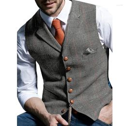 Men's Vests 2023 Spring And Autumn Suit Vest Casual Tank Top Groom Man Slim Fit