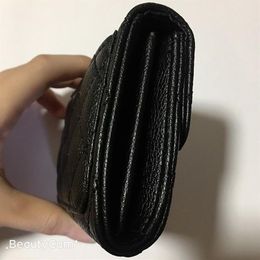 Cassic black button flip hand take wallets C fashion coin purse card package storage bags for ladies Favourite WOGUE items VIP gift189v