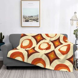 Blankets Swaddling Mid Century Modern Splash Throw Blanket for Sofa Bed Couch Chair Soft Fleece Blanket Cozy Retro Blanket for Adults Kids Pet 231219