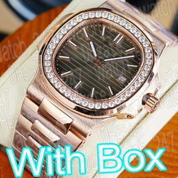 Luxury watch for men designer 40mm diamond watches automatic Mechanical watch Luminous Waterproof resistant Movement Wristwatch gift montre with box