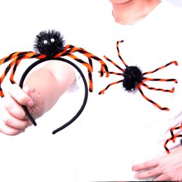 Halloween decorations exquisite men women children cute pat rings scary headband hairband black spider