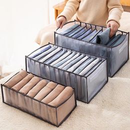 Storage Bags Household Cabinets Drawers Separator Box Socks Underwear Wardrobe Cabinet Divider Boxes Clothes Pants Organiser