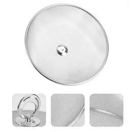 Dinnerware Sets Metal Mesh Dome Cover Stainless Steel Round Splatter Screen Foldable Tent Anti For Outdoor Home Kitchen 24CM