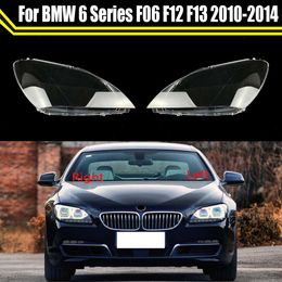 Car Headlight Cover Lens Glass Shell Front Headlamp Lampshade Head Light Lamp Case for 6 Series F06 F12 F13 2010~2014
