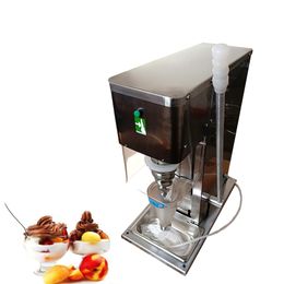 Stainless Steel Cup Yogurt Ice Cream Mixer Frozen Fruit Swirl Drill Gelato Blender Machine 110V 220V