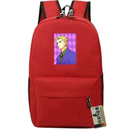 Kira Yoshikage backpack Jojo Bizarre Adventure day pack Bite The Dust school bag Cartoon Print rucksack Sport schoolbag Outdoor daypack