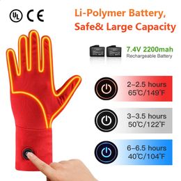 Ski Gloves Savior Heat Heated Gloves For Women Electric Rechargeable Battery Heating Gloves for Winter Sports typing Work Gloves For Men 231218