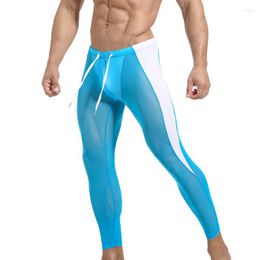 Men's Pants Casual Homewear Mesh Breathable Fitness Leggings For Men