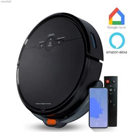 Robot Vacuum Cleaners 3800PA Robot Vacuum Cleaner Smart Wireless Auto Charge Wi-Fi With Alexa Navigation Area On Map For Pet Hair Sweeper RobotL231219