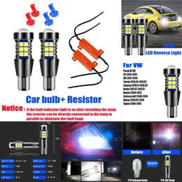 New Decorative Lights 2pcs LED Reverse Light Blub W16W T15 Canbus For VW Passat B7 B8 CC EOS Touran Touareg Beetle Routan Scirocco mk3 Sharan Tiguan