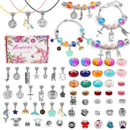 Charm Bracelets Special 1.75cm Box High Children Diy Bracelet Set Unicorn Cute Jewelry Pan Family Beads 5orz