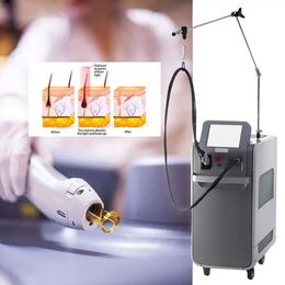 Newest alexandrite laser hair removal machine 755 1064nm laser permanent Skin rejuvenation machine logo customization
