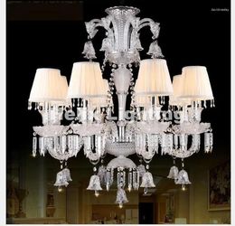 Chandeliers Selling Arrival Modern Clear Luxurious K9 Crystal Chandelier 6/8/10Arms Class A AC E14