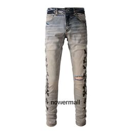 Skinny amari amirl Club amirlies am amis toursers imiri amiiri Casual Dance Jeans Pants Streetwear Trendy Black Fit Men s Autumn Masculina Mens Designer Pant Ri TH18