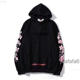 White Luxury Designer Mens Womens Fashion Hoodies High Quality Pure Cotton Flower Arrow Speed Bump Letter Printing Hooded Sweater Street Hip Tdwo GWJZ