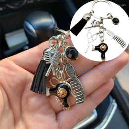 Keychains Tassel Keychain Retro Charm Fashion Gifts DIY Mini Hairdressing Scissors