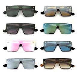 New Women's Sunglasses Men's UV Resistant Sunglasses High-End And Fashionable Square Oversized Frame Sunglasses