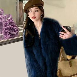 Women's Fur Winter Coat With Korean Cape Imitation Thick Mink Coats Women S Clothing