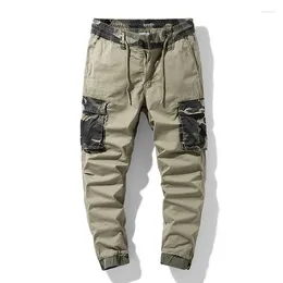 Men's Pants Autumn Tactical Military Cargo Men Multi-Pocket Harem Male Streetwear Joggers Camouflage Cotton Trousers