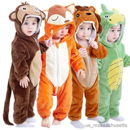 Pyjamas Kids Pyjamas Christmas Sleepwear for Boys Girls Anime Panda Jumpsuits Newborn Baby Boy Clothing Winter Infant Children's Pyjamas