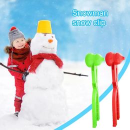 Gadgets ao ar livre fabricante prático aperto confortável areia dos desenhos animados inverno jogando bola de neve fazendo clipe entretenimento 231218