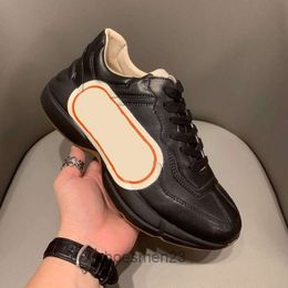 Classic Mouth Famous Women Fashion Designer Box Rhyton Luxury Chaussures Shoes Shoe Multi Sneaker Wave Colour Lace Men Sizes Sneakers 34-46 4 6OAO