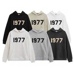 Free Shipping 1977 Hoodie Essentialhoodie Crewneck Sweatshirt Sweat Shirt Mens Designer Ess Essent Essentialclothing Felpa Uomo2ZQ8 2ZQ8