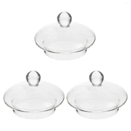 Dinnerware Sets 3 Pcs Teapot Accessories Lids Japanese Kettle Glass Supplies Whistling Portable Strainer Cover Home Protectors Philtre Caps